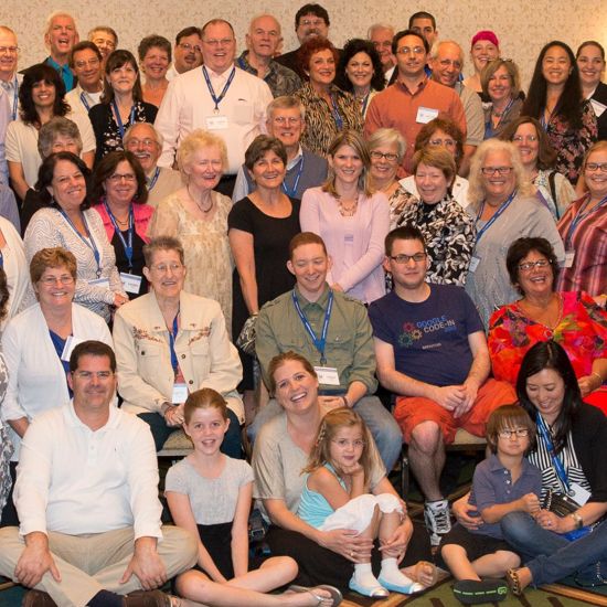 A group image of the HypoPARAthyroidism Association Inc. community, smiling at the camera.